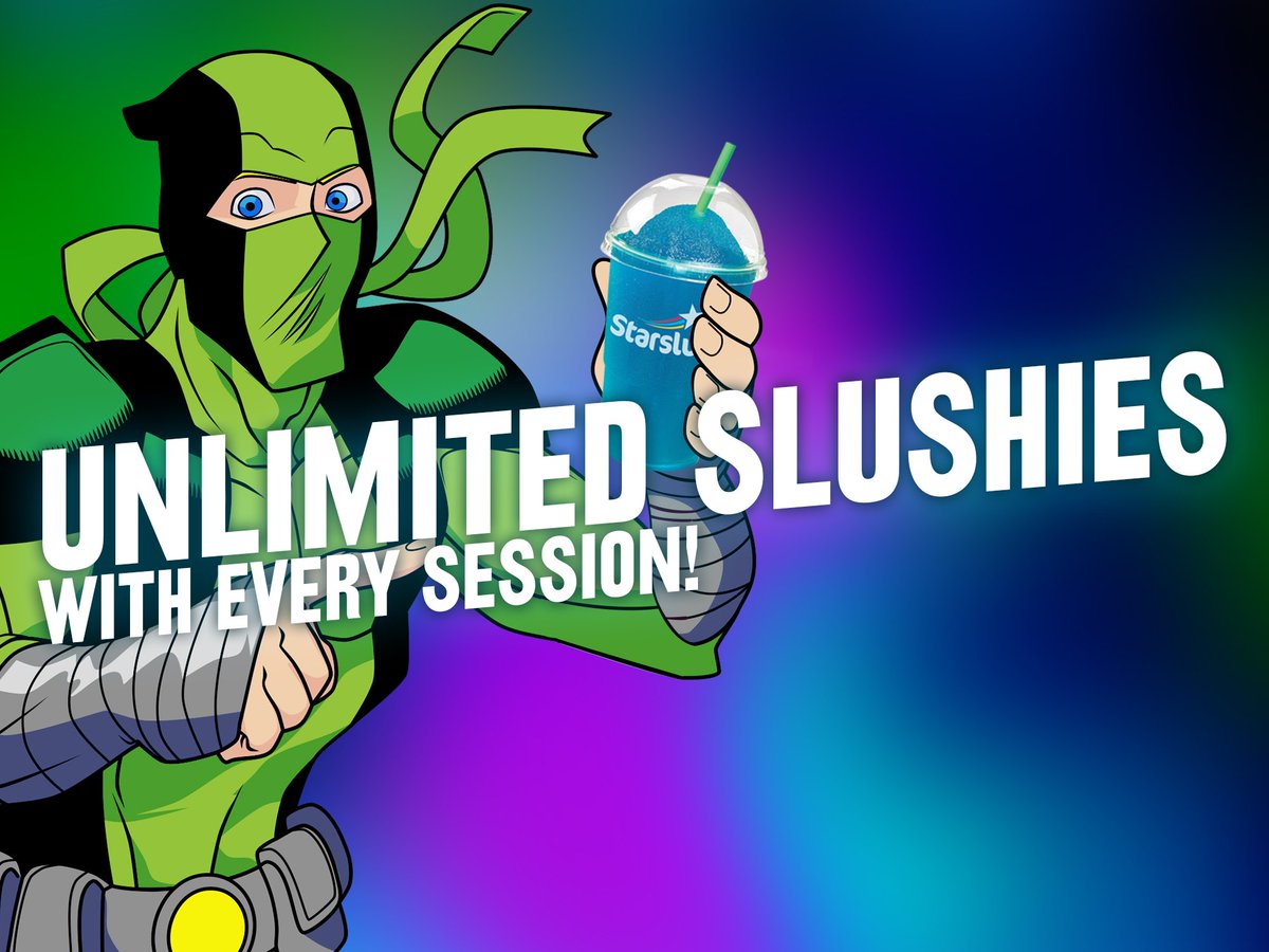 We now offer UNLIMITED slushies... that is right, as much slushy goodness as you like!

These can be bought online ahead of your jump session, or at reception, or in our cafe.

Book your jump and slush now: ow.ly/f3bk50uv9Pj