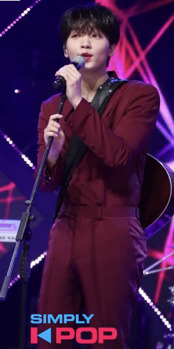 190322 & 190329 - simply kpop outfits! he really looks good on blue and maroon suit