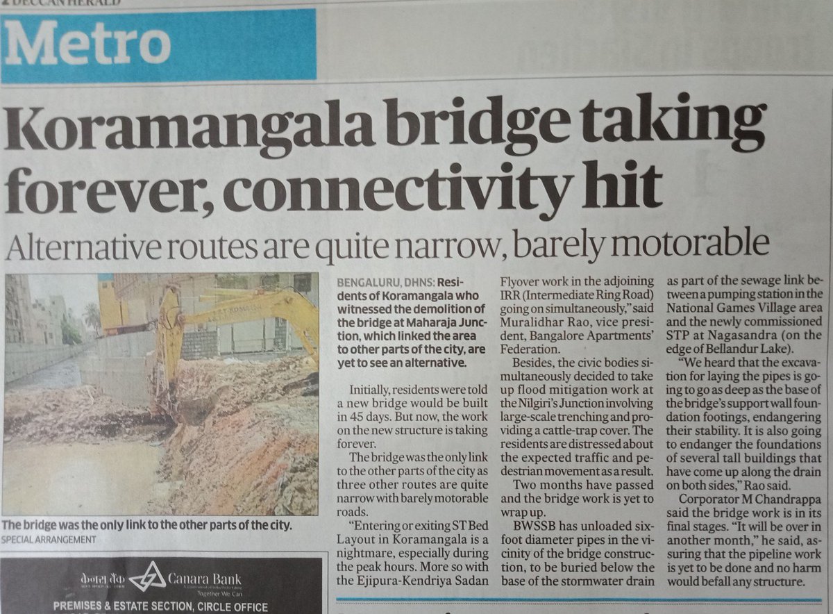 murali772's tweet photo. Yet another instance of poor co-ordination between d agencies involved (#BBMP & #BWSSB here) leaving d citizens stranded. And, thereby d imperative again for re-structuring of city governance. And you have a ready template in d #BSPatilCommittee report. What is #GoK waiting for? https://t.co/1FJvPz52Rp