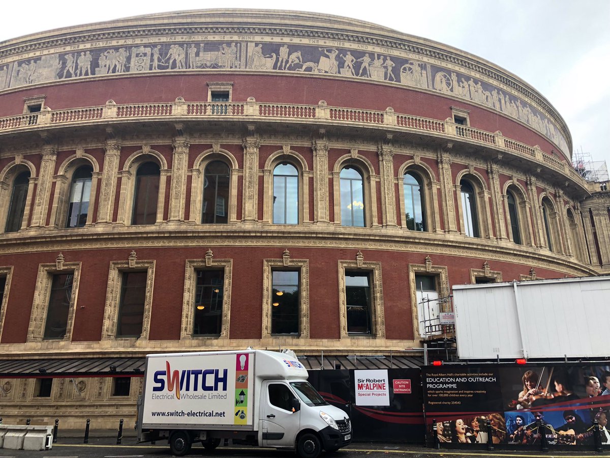 SwitchElectrics's tweet photo. Weโve had a trip to the Royal Albert Hall today, give us a wave if you see us going past!๐๐ผ
#switch #switchelectrical #switchelectrics #london #royalalberthall #electricalwholesale #electrician https://t.co/xuHXXcGy1M