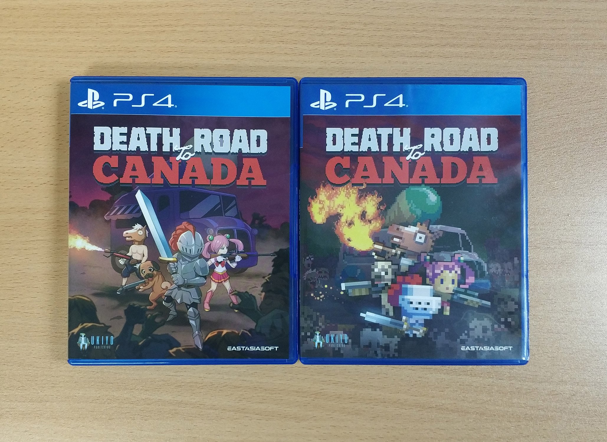 Jurassic Park pedicab Enlighten eastasiasoft on Twitter: "Death Road to Canada PS4 reverse cover art. Left  = original, right = reverse. Which one do you prefer?  https://t.co/lIF0sgGSzs" / Twitter