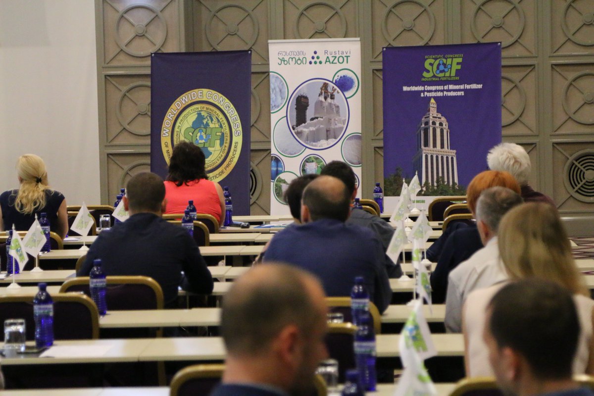 Scif_Congress's tweet image. May 17, 2019.
The Worldwide Congress of mineral fertilizer and pesticide producers SCIF 2019: presentations of participants and the technical discussion section.