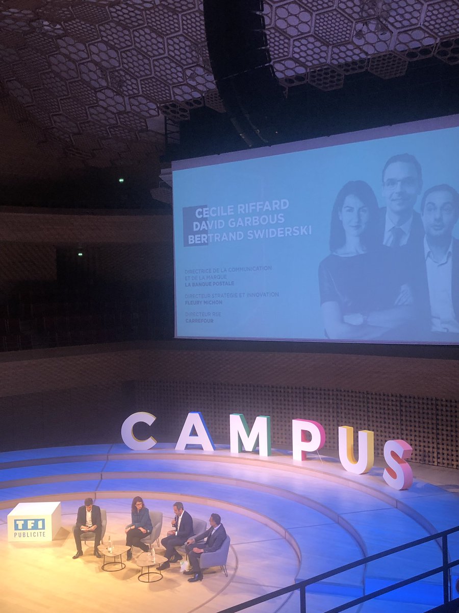 PositiveEco's tweet image. « Quand on change ses process, on obtient un gain économique et un gain d’image extraordinaire » @DGarbous @FleuryMichon #comresponsable #campusTf1