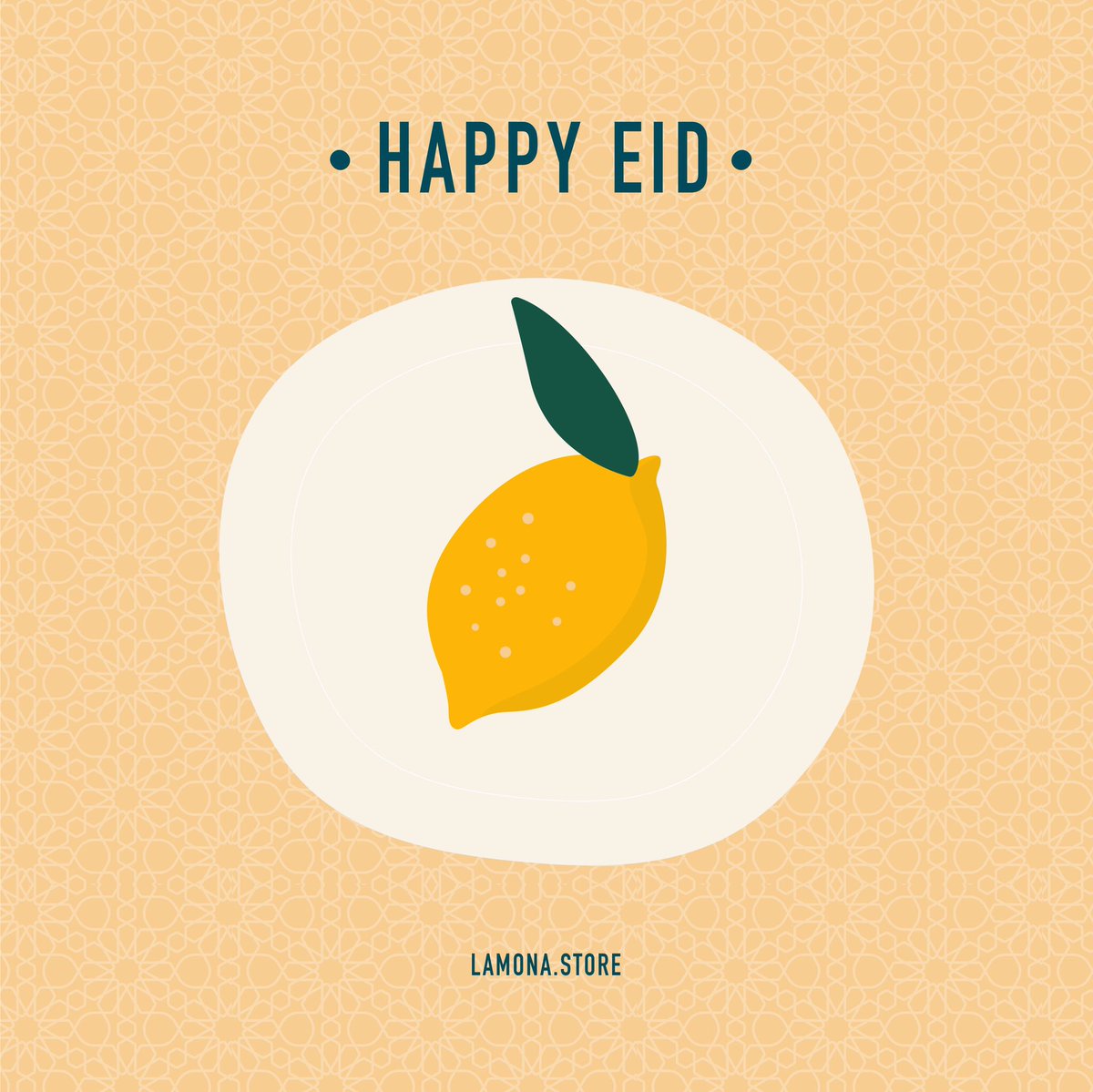 LamonaStore's tweet photo. HAPPY EID 🍋 Lamona team wishes you all a happy Eid filled with joy, love and super yummy candy! 
عيدكم مبارك 🍋 فريق عمل لمونه يتمنى لكم الخير والسعادة. الله يخليلكم اهلكم ويحفظهم من كل شر 💛 https://t.co/a2WwSemFxF