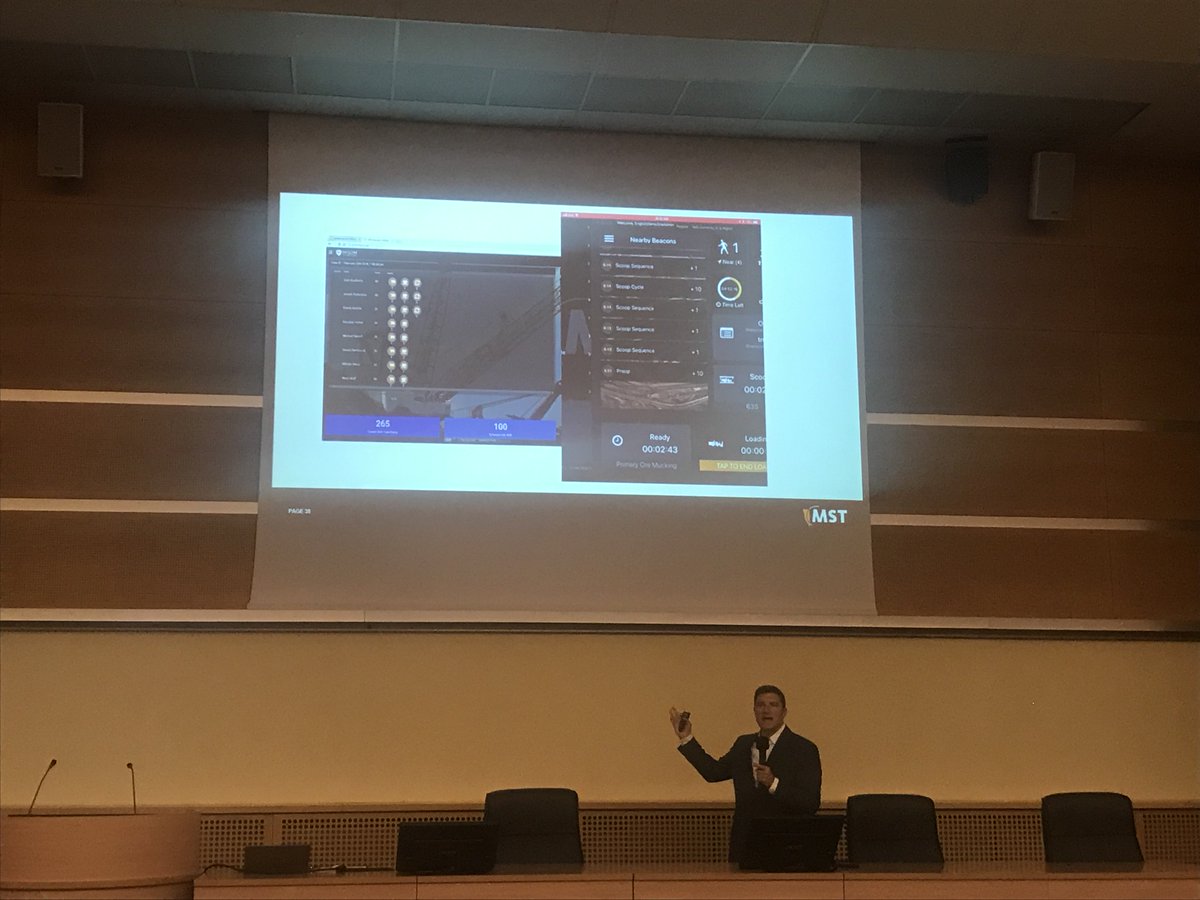 im_mining's tweet image. Dr Sean Dessureault from #MSTGlobal (@MineSiteTech) at #APCOM2019 says the ubiquity of #bigdata, #IoT &amp;amp; #smartdevices is radically changing society inc via #gamification; he argues this should be embraced in #mining to improve safety &amp;amp; productivity #futureofmining