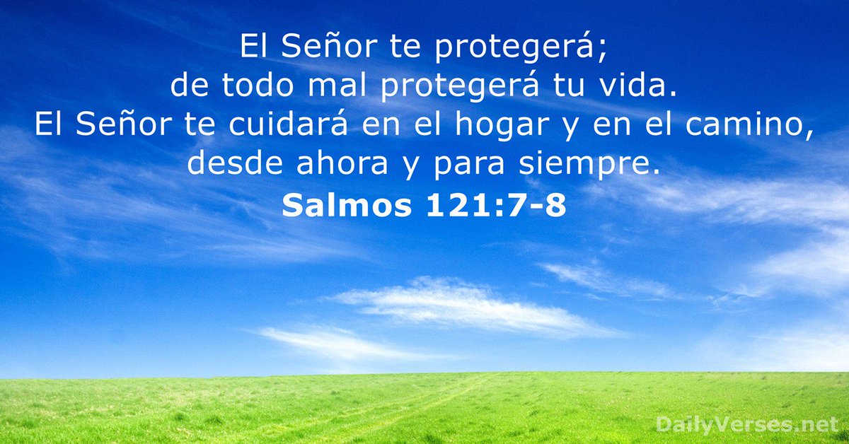 geraldineweberm's tweet photo. El Señor te protegerá;
de todo mal protegerá tu vida.
El Señor te cuidará en el hogar y en el camino,
desde ahora y para siempre.
Salmos 121:7-8 #PorqueDiosEsBueno #CreeVeras #Fe #Certeza #Convicion #Amor #TodoLoPuedoEnCristo #BuenosDias #DiosTeAma #Persevera #SigueJesus #Triunfo https://t.co/T6fazrYkhe