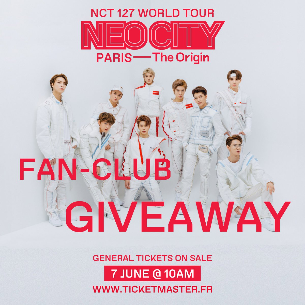 MagicSoundKpop's tweet photo. NCTzens🍀

NCT 127 World Tour 
‘NEO CITY: PARIS - The Origin’ 🇫🇷
@magicsoundkpop IS ORGANISING A FAN-CLUB GIVEAWAY⁣ 🏆 

‼️WIN A PAIR OF GA STANDING TICKETS FOR PARIS SHOW
⁣📍 VENUE：La Seine Musicale
📅 SHOW DATE：10th July 2019 | 8 PM (Venue's Local Time) https://t.co/fZ4YAexzY7