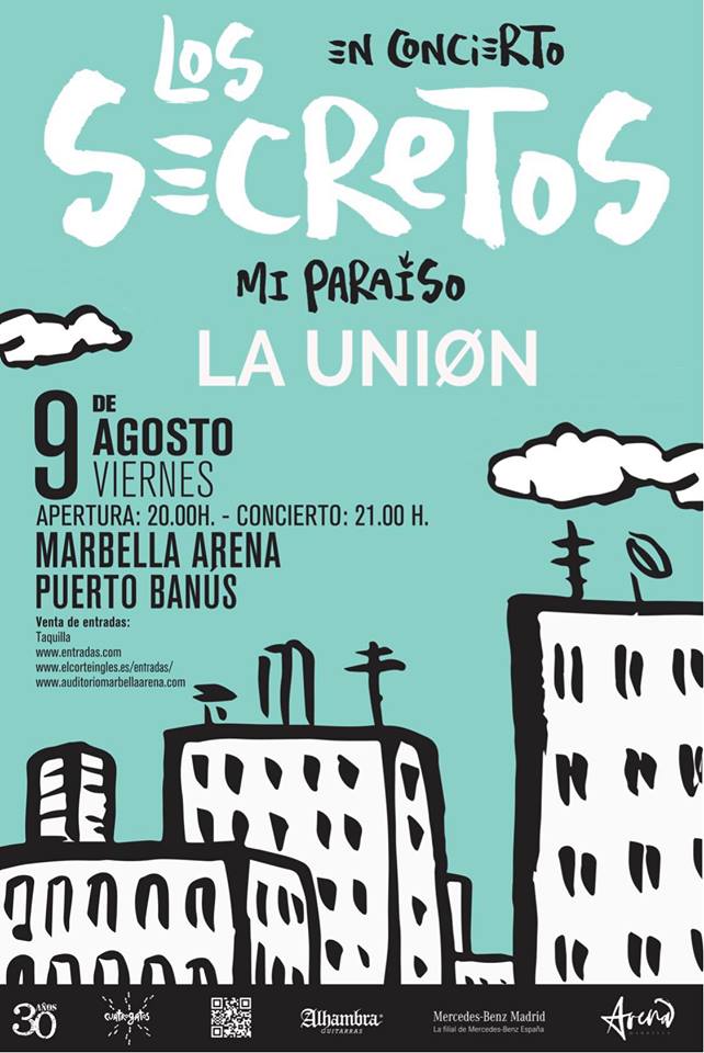 @arenanarbella el 09 de AGOSTO @lossecretos y <a href="/launionnet/">La Unión</a>