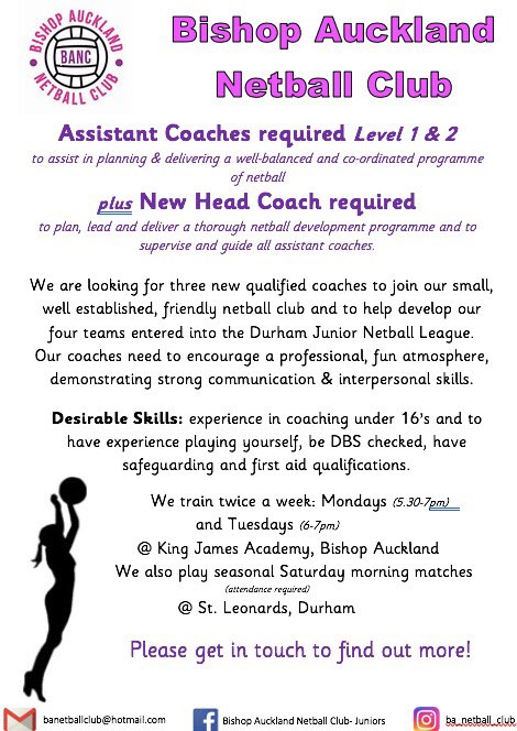 Netball In South Durham & Cleveland tweet media