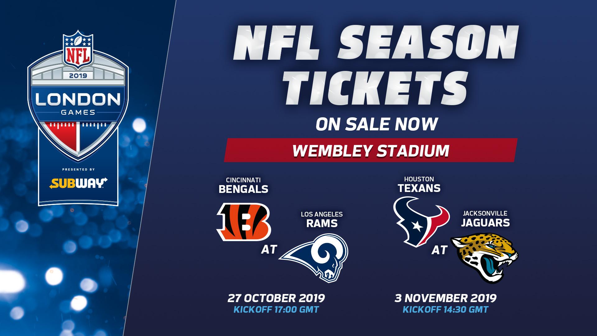 NFL UK on Twitter "Wembley Stadium NFL Season Tickets are now on