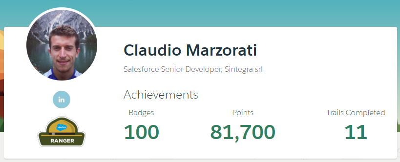 CLYE4809's tweet photo. Finally I'm Ranger #trailhead #trailheadranger #salesforce #roadtoranger #trailheadquests
Now I hope to get a @salesforce Certification voucher to continue on improving my skills! https://t.co/IOP16K57N3