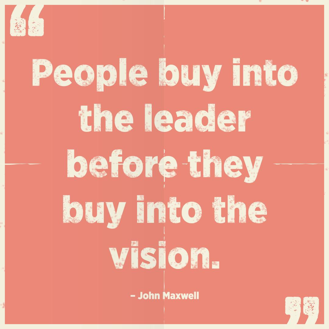 assetinfinity's tweet photo. People buy into the leader before they buy into the vision. - John Maxwell

#leadership #johnmaxwell #tuesdaythoughts #tuesday #PCSinfinity #assetinfinity #Catalogbar https://t.co/mPiTktBbUf