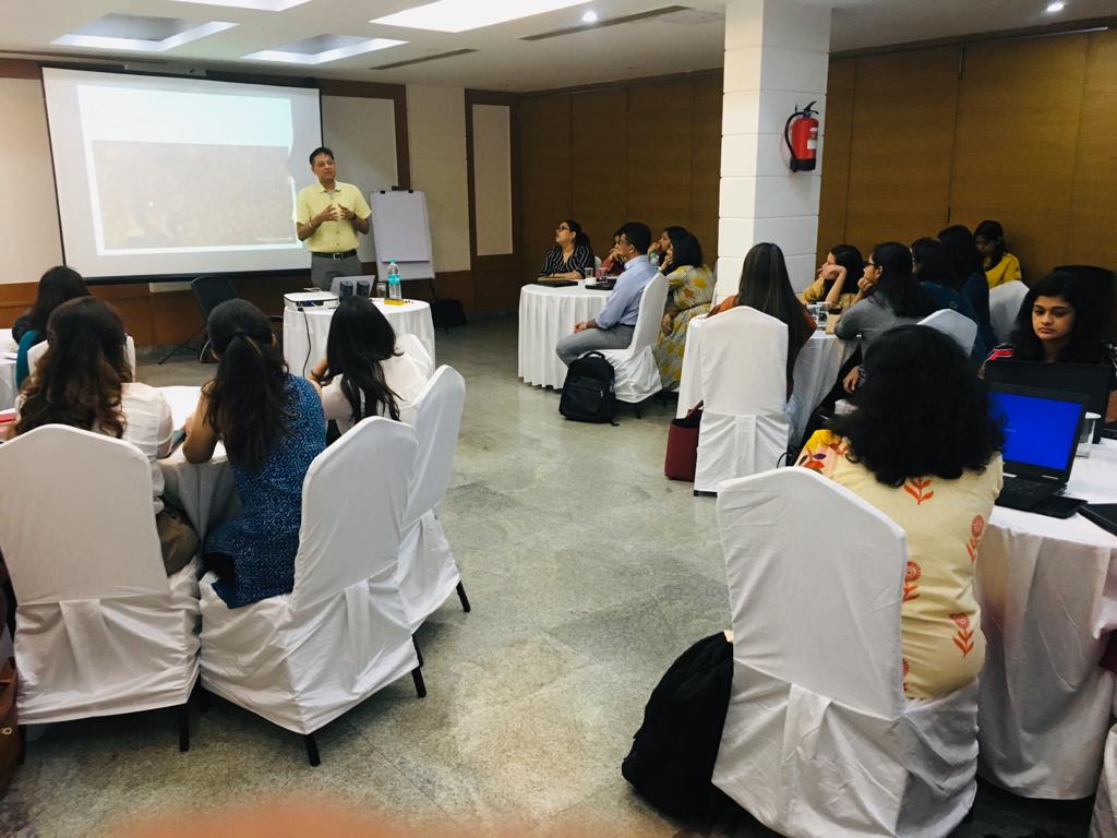 BursonIndia's tweet photo. The second week of ALP batch 2019-2020 kickstarted with an interactive session with @aseemsood CEO, Impact Research &amp; Measurement, and @Surangana who shared the Genesis way of doing PR and our toolkits https://t.co/RoNizg1ekF
