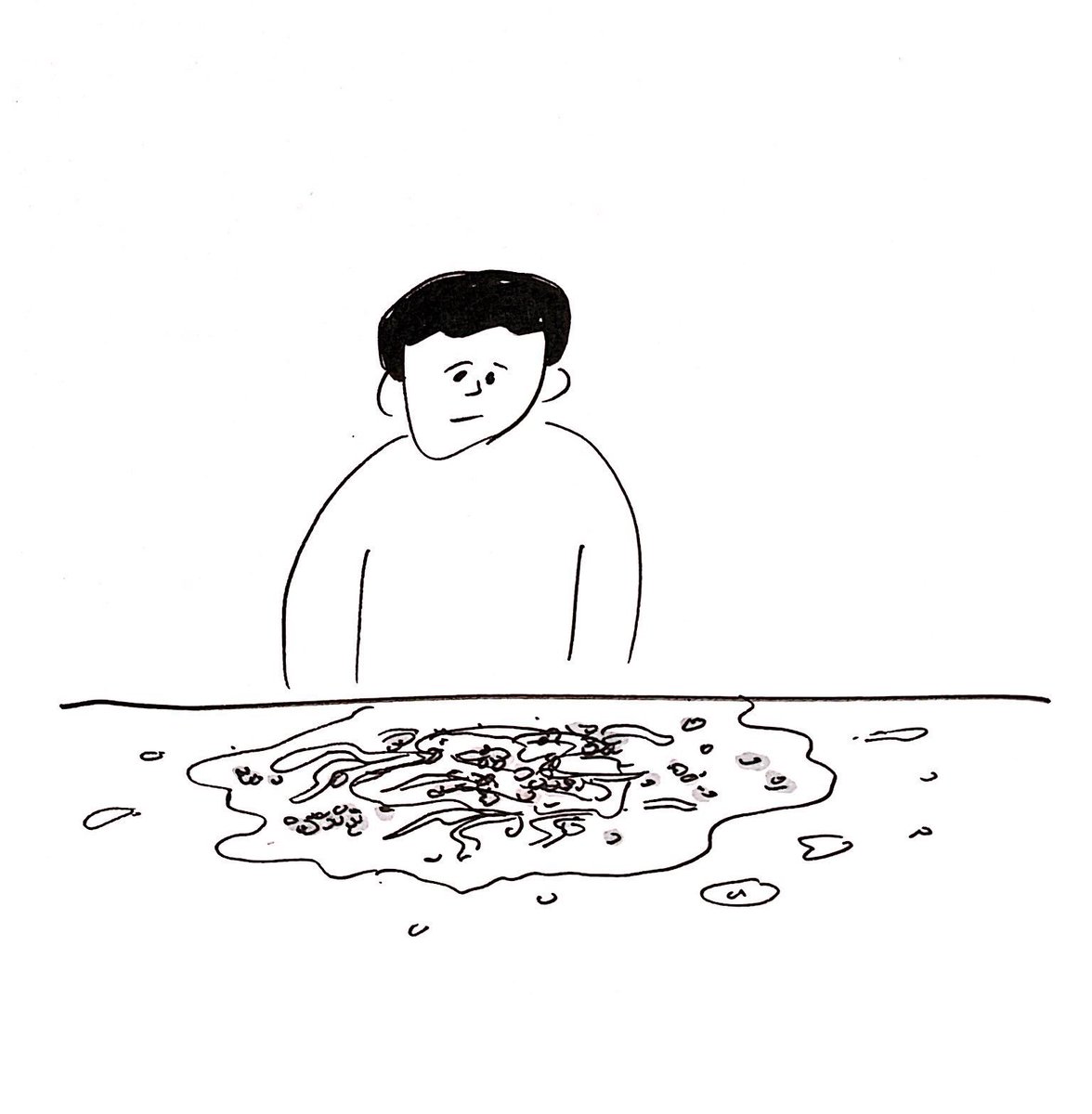 丼なし担々麺
#おほまんが 
