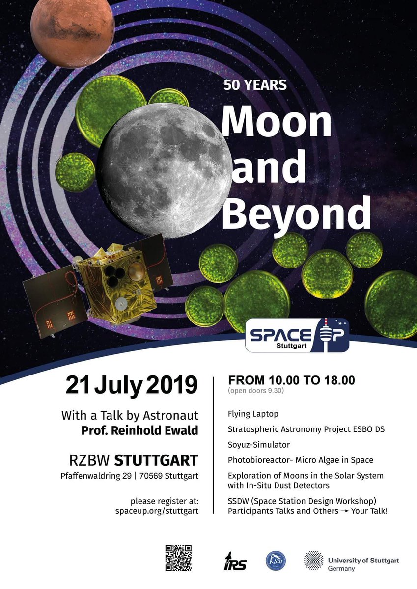 Ladies &amp; Gentlemen, 
"the stone is rolling"! 😆 We're excited to announce several interesting talks by <a href="/UniStuttgartIRS/">Uni Stuttgart IRS</a> as well as a keynote talk by astronaut <a href="/ReinholdEwald/">Reinhold Ewald</a>! 
But..we're still missing 👉YOUR #SpaceUpStgt talk👈!!🙃
Solution? Register here: spaceup.org/stuttgart/