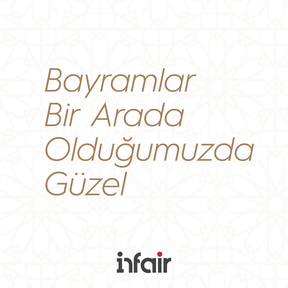 Infairist's tweet photo. Bayramlar sevdiklerimizle bir arada olduğumuzda güzel. Ramazan Bayramınız Kutlu Olsun. https://t.co/e5m7kPYCIi
