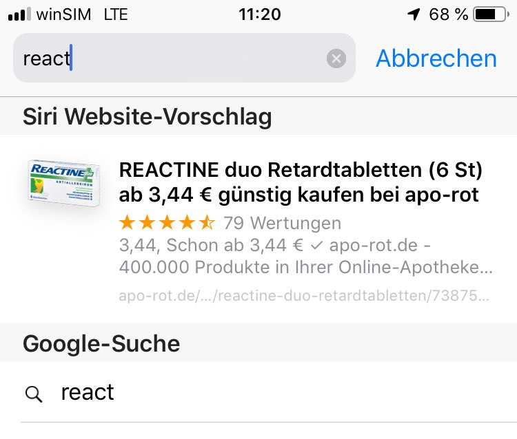 not quite what I expected 😉 How well does SEO work for Siri‘s suggestions?