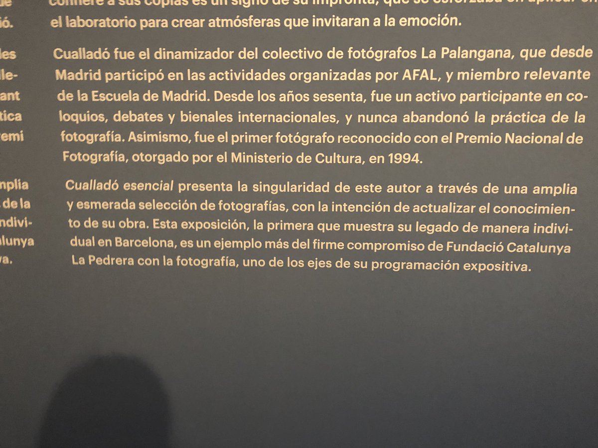 nabi_b's tweet photo. #expocuallado a #LaPedrera @PedreraFundacio #foto #fotografia #expo https://t.co/spniES5ZOA