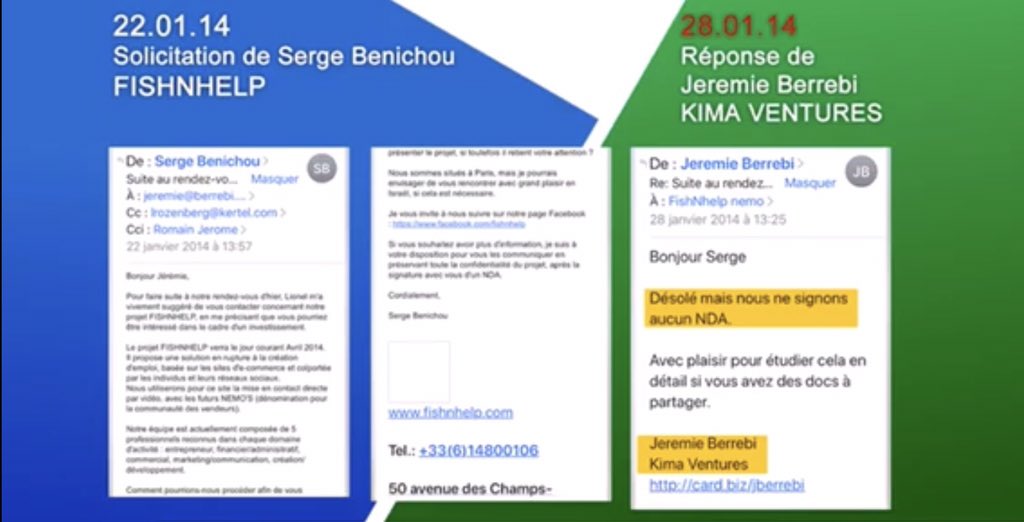 FishNhelp's tweet photo. #KimaVentures refus de signer un #NDA ‼️#Jeremieberrebi #XavierNiel #ibbu #iadvize #fishnhelp #freebox #entrepreneur #startup https://t.co/sgFP76Amnv