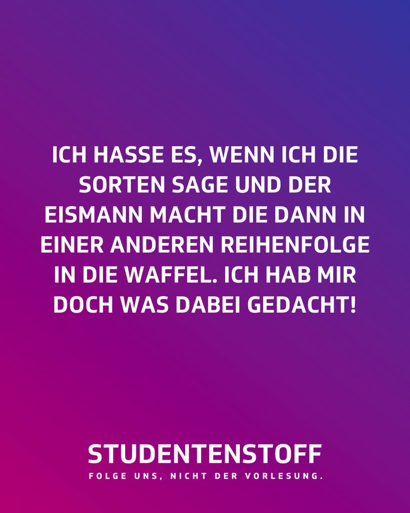 Studentenstoff على تويتر Studentenstoff Eis Eisessen Eismann Sussigkeiten Sommer Eisgonnen Eiscreme Genussmomente Nachtisch Nachtischliebe Jodeldeutschland Studentenleben Humor Lachen Lustig Witzig Studium Vorlesung Jodelapp