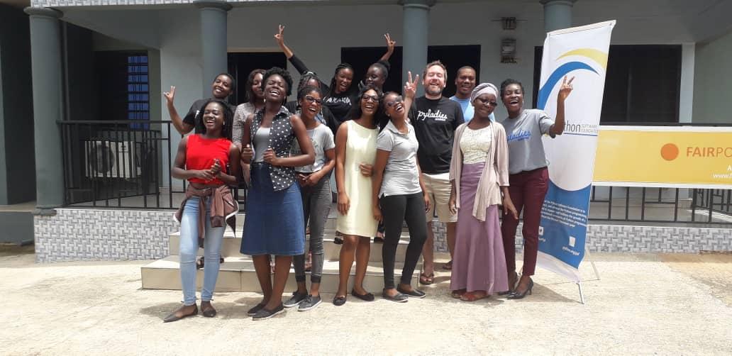 PyLadiesGhana's tweet image. Big thanks to @getinnotized for hosting @pyladiesaccra during its first meetup. Not forgetting @eddyspizzaghana for supporting with some sumptuous pizza.
We had an intro to python, delved deeper into Web development and Data Science.🐍🐍
#WomenWhoCodeInPython #PyLadiesGhana