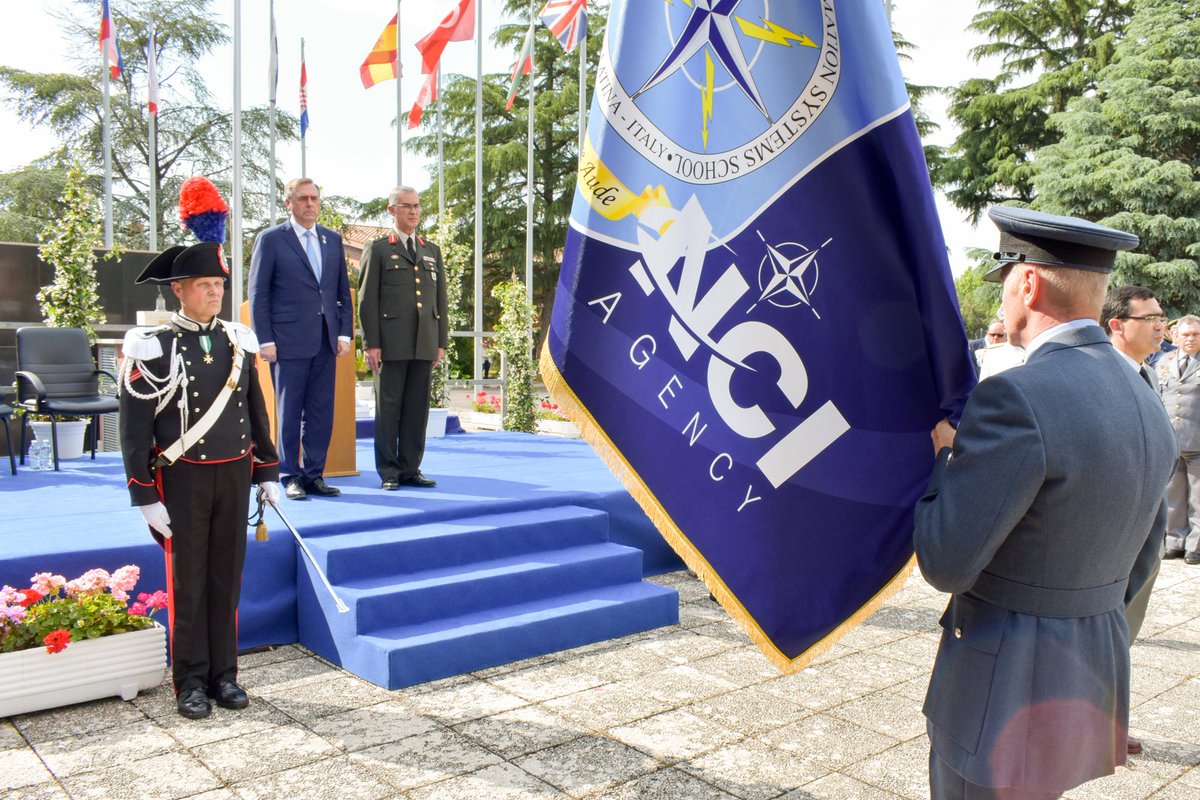 nato_ncia's tweet photo. We honoured our @NATO CIS School this week for 60 successful years of service in Latina 🇮🇹. We are one step closer to opening the  NCI Academy in Oeiras🇵🇹. The #NATO CIS School passed the torch to the new Academy. https://t.co/3P9aNESez7