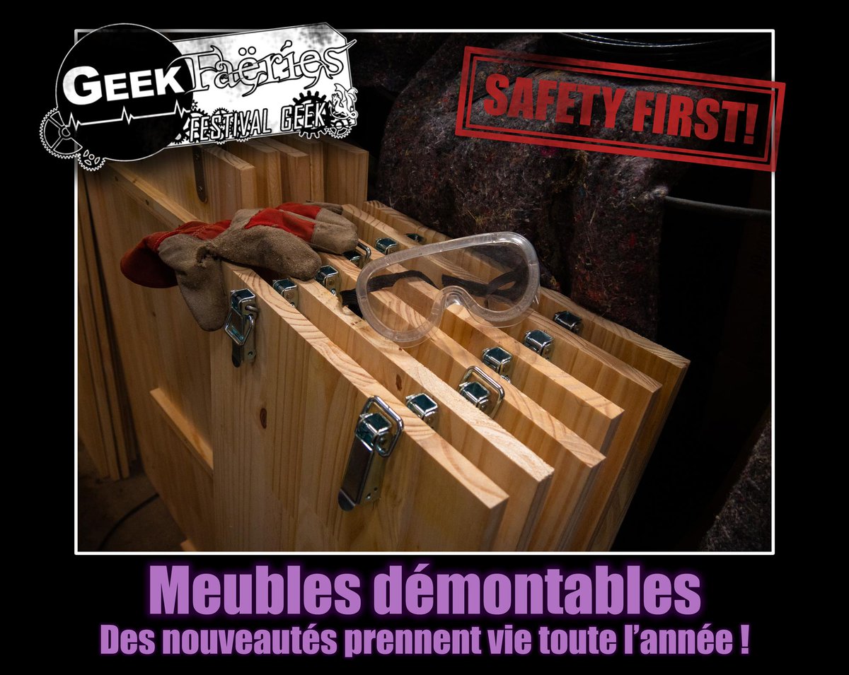 GeekFaeries's tweet photo. Aux #GeekFaeriesIRL, on construit entièrement notre #festival https://t.co/j2n8vzSvnt