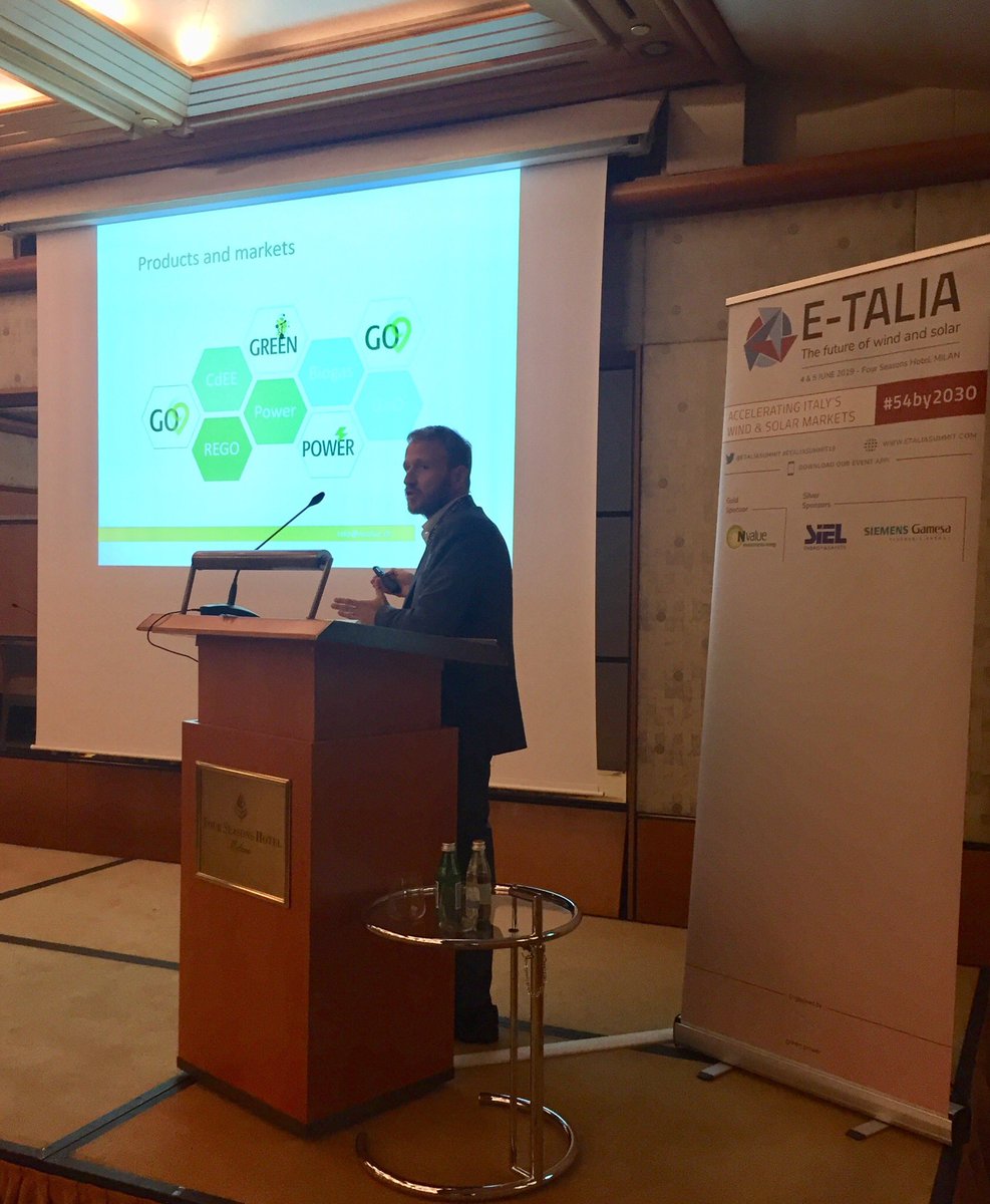EtaliaSummit's tweet photo. Fabio Mancin from Nvalue giving a talk on increasing project revenue streams #etaliasummit #RenewableEnergy #cleanenergy https://t.co/lxnDsdVZSj