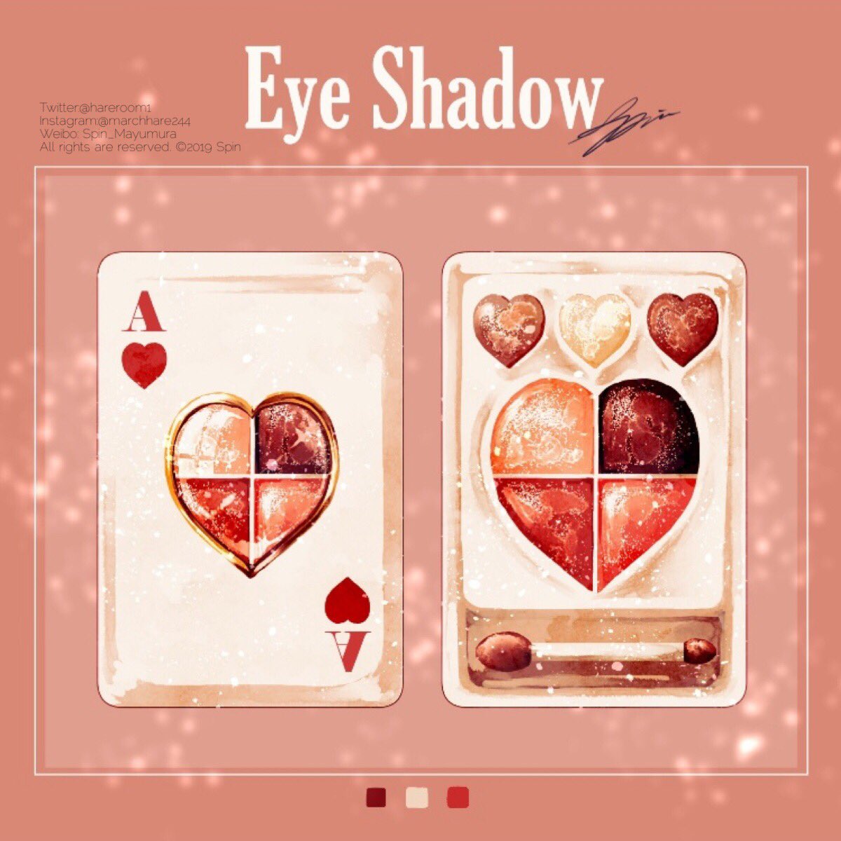 「Playing cards cosmetics 」|Spin@3.25~26出版記念展/作品集2巻発売中のイラスト