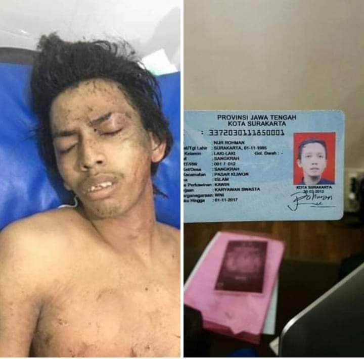 Teosentris's tweet photo. Pasti ini editan! Pasti ini konspirasi rezim ini untuk menyudutkan Islam. Ga mungkin orang islam menjadi  pembom bunuh diri demi bidadari! Harusnya di kolom agamanya tertulis ateis, bukan Islam 😡😡 https://t.co/FDpHWG4R8I