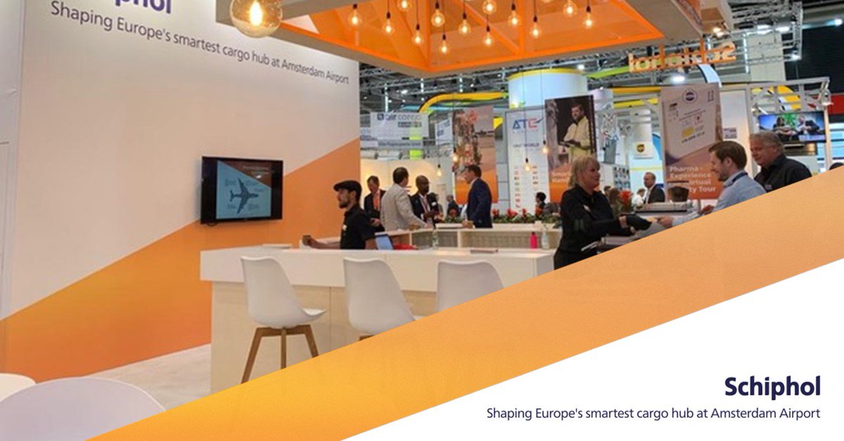 First day #AirCargoEurope in Munich at our Schiphol booth in Hall B1 #209/310. Fresh coffee and stroopwafels plus good conversations are here!