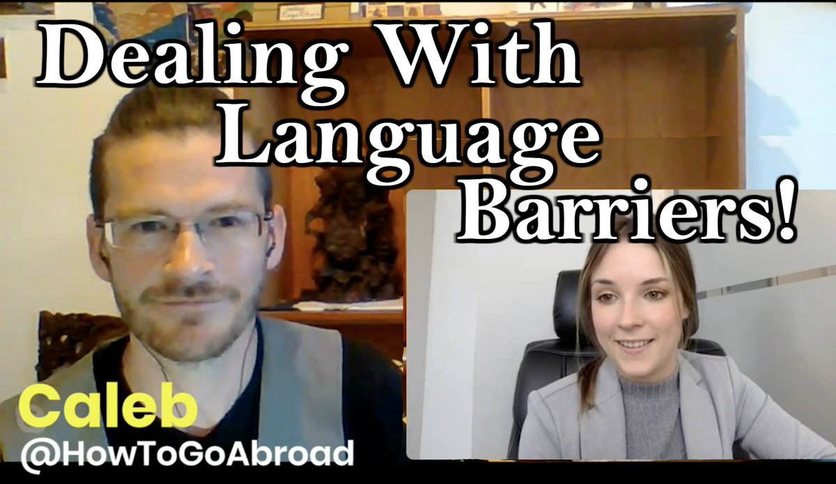 A new video with <a href="/ApplyBoard/">ApplyBoard</a>! We talk about language barriers, some tips &amp; tricks to survive (&amp; thrive!) in a foreign-language environment, &amp; what kind of surprises people might have when they move abroad for the first time!  youtu.be/vPJgRTRhUz8 
Please subscribe on Youtube!