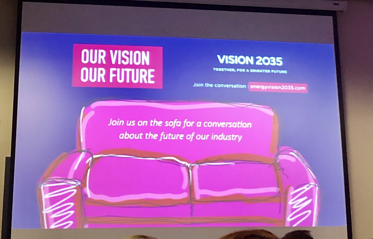 AmyGrantSimpson's tweet photo. The power of the sofa💪:  This one is going to bring us #diversity, #collaboration &amp; #digitalisation in a #lowcarbon future.  Come and join the #EnergySector !  #OGUKIndustryConf https://t.co/qkO4jVwzb3