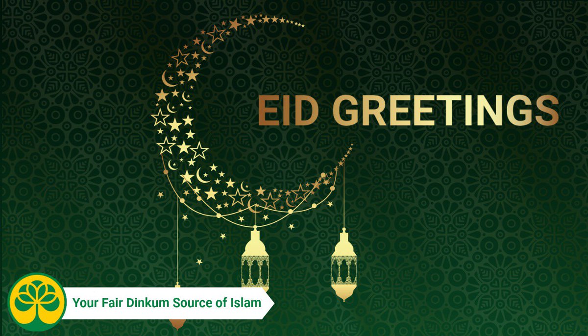MuslimsDwnUnder's tweet photo. As #Ramadan comes to an end, and #Eid celebrations begin, let’s endeavor to keep learning more #FactsOfIslam and remove misconceptions which create hatred and division among us.
From the #MuslimsDownUnder team, Eid Mubarak to all who celebrate this occasion! https://t.co/rDcZ09BDHu
