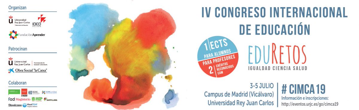 CoachingOnFocus's tweet image. Ya puedes inscribirte en nuestro “Taller de Pensamiento visible en el aula, primer paso hacia el pensamiento crítico”, el 4 de julio en el IV Congreso Internacional de Educación de la @urjc  #cimca19 
Más información en eventos.urjc.es/35596/detail/i…