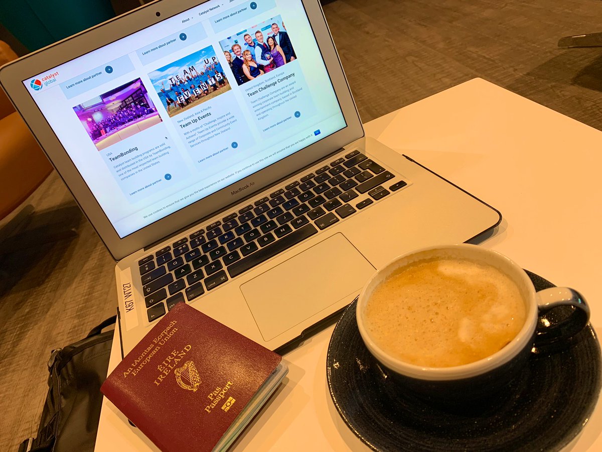 It’s catch-up time with <a href="/catalystglobal/">Team Building</a> &amp; our #Teambuilding partners <a href="/TeamUpEventsNZ/">Team Up Events</a> from #NewZealand &amp; <a href="/TeamChallengeCo/">Team Challenge Co</a> from #Scotland ✈️ #Edinburgh bound for a big reveal! #CatalystGlobal #BetterTogether <a href="/OrangeworksIE/">Orangeworks</a>