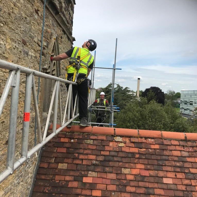 MKScaffolding's tweet photo. We’ve teamed up once again, with historical renovators, Wilford &amp; Dean, to restore the stonework of the Grade II listed Church of St Michael in Walton.

#scaffold #scaffolding #renovation #builder #heritage

@wilfordanddean @Layheruk  @mkcouncil @NASCscaffolding @scaffmag https://t.co/yUvN38i9gF