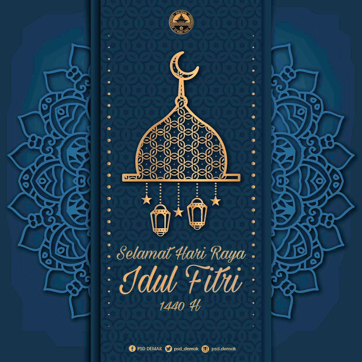 psd_demak's tweet photo. Segenap pemain, official tim dan manajemen PSD Demak mengucapkan Selamat hari raya idul fitri 1440 H,  minal aidzin walfaidzin mohon maaf lahir dan batin. https://t.co/G1NpGR2VS8