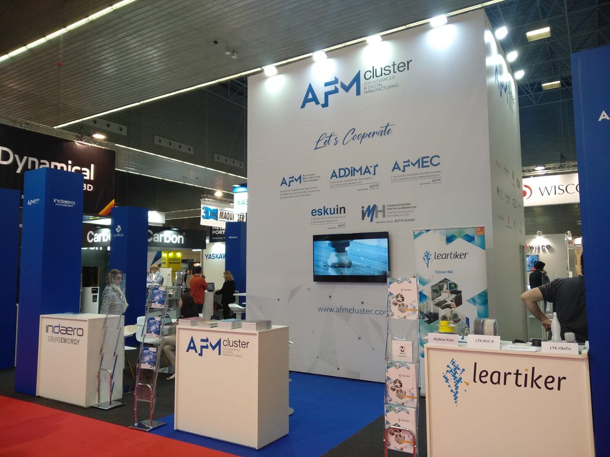 addimat's tweet photo. Te invitamos a visitarnos del 4 al 6 de junio en el Pabellón 5 - Stand I13 en la feria +INDUSTRY celebrada en BEC. Ven a conocer las últimas novedades de un sector en auge. #addimat #afmcluster #industry2019 #addit3d https://t.co/D5gAJY7zwv