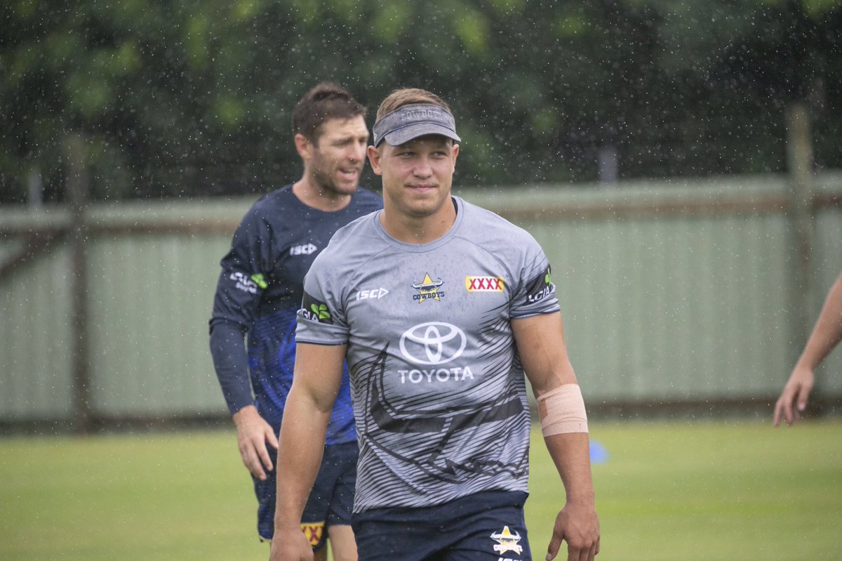 nthqldcowboys's tweet image. Reuben Cotter named to make his NRL debut this Saturday night! 

TEAM: bit.ly/2JRo07O

#ridemcowboys