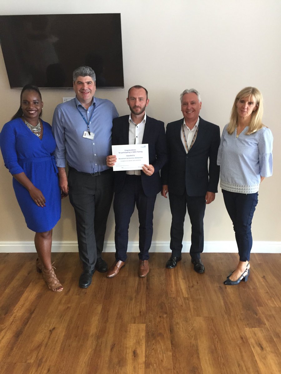 BerksNHSPeople's tweet photo. QMIS certificate for the Recruitment and Retention team- well done all of you for working through the learning and challenges https://t.co/dp1oIrIM4W