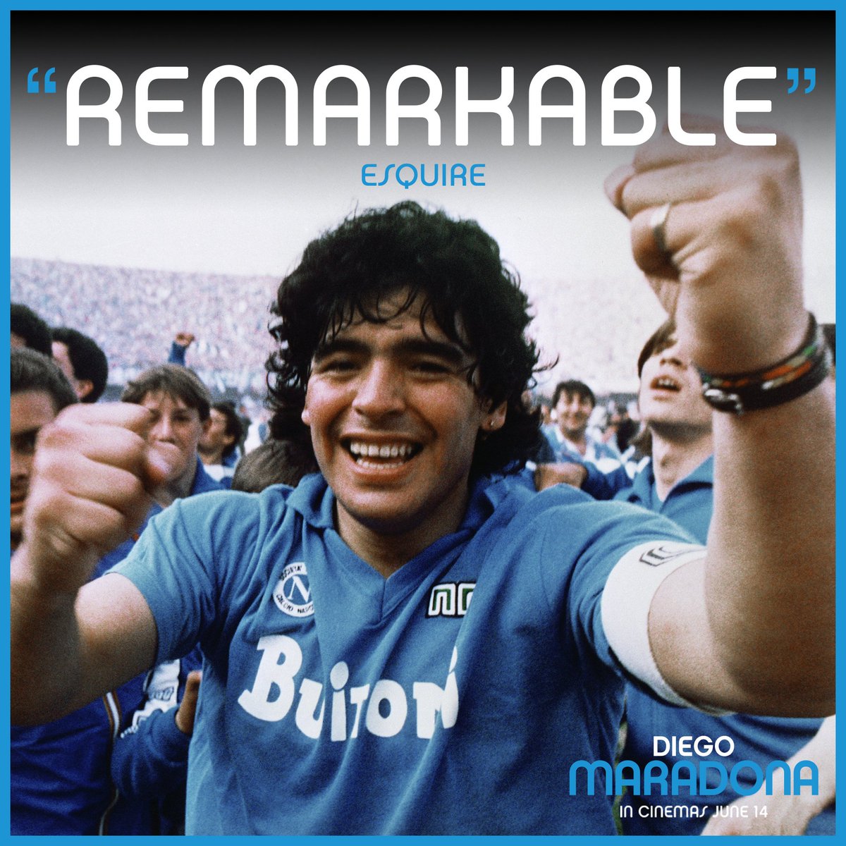 From the Academy Award-winning team behind AMY &amp; SENNA, don't miss #DiegoMaradonaMovie in cinemas June 14