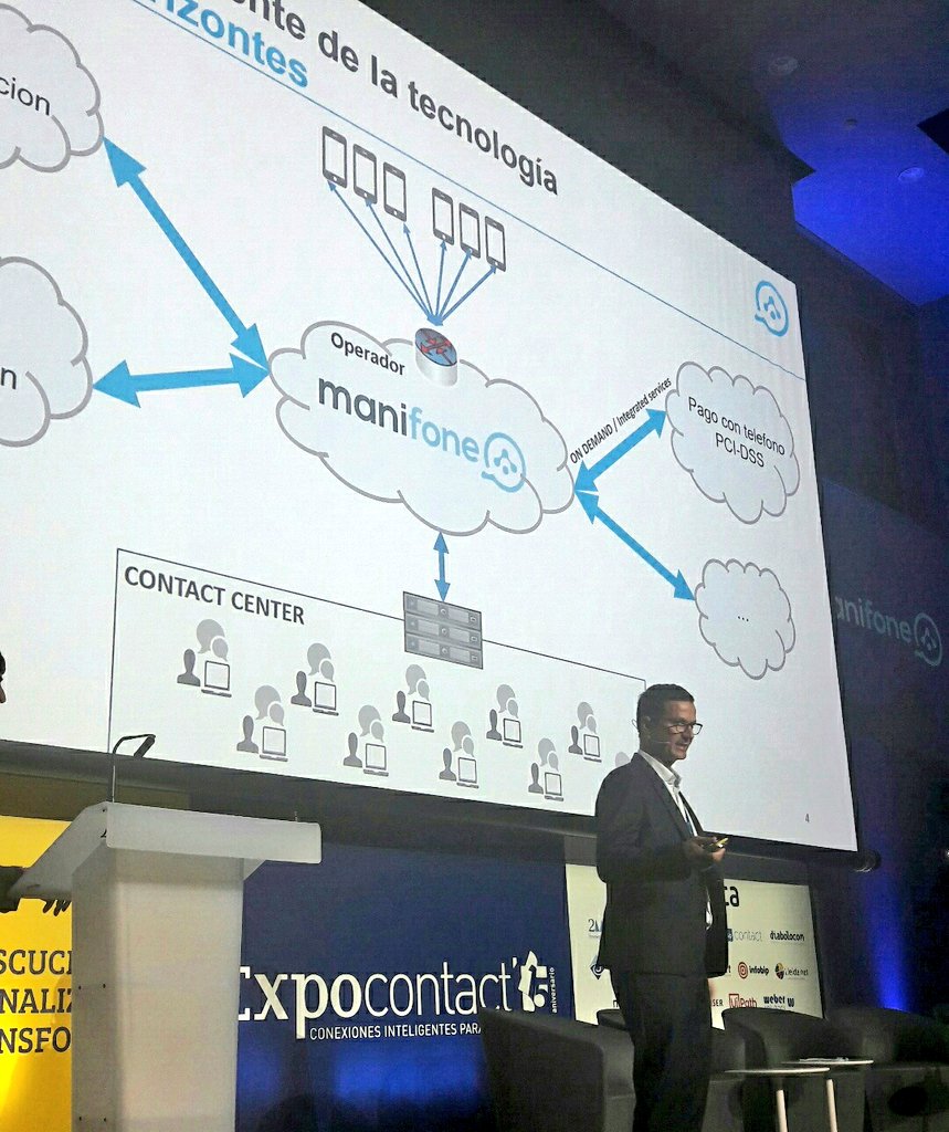 ¡¡Comenzamos el segundo panel de #Expocontact19 de la mano de <a href="/Manifone/">Manifone</a>!! #ContactCenter