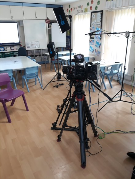 GAT_ITTeam's tweet photo. Spending the day @BCA_Academy today with a filming crew from Microsoft, capturing their amazing journey. All looks very professional and the children are being absolute superstars. Can't wait for the finished product.  #Exciting #Roadshow #GAT #IT https://t.co/1JpZw2YT5n
