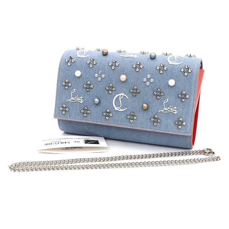 chouporte's tweet photo. PALOMA CLUTCH DENIM/SP LOUBINTHESKYのご紹介です♬
https://t.co/lmhcfIDYye…
#シュポルテ #chouporte #クリスチャンルブタン #ChristianLouboutin #PALOMACLUTCH #クラッチバッグ #���ェーンショルダーバッグ #デニム#フェイクパール#かわいい #レディース https://t.co/tPyKZF0DHF