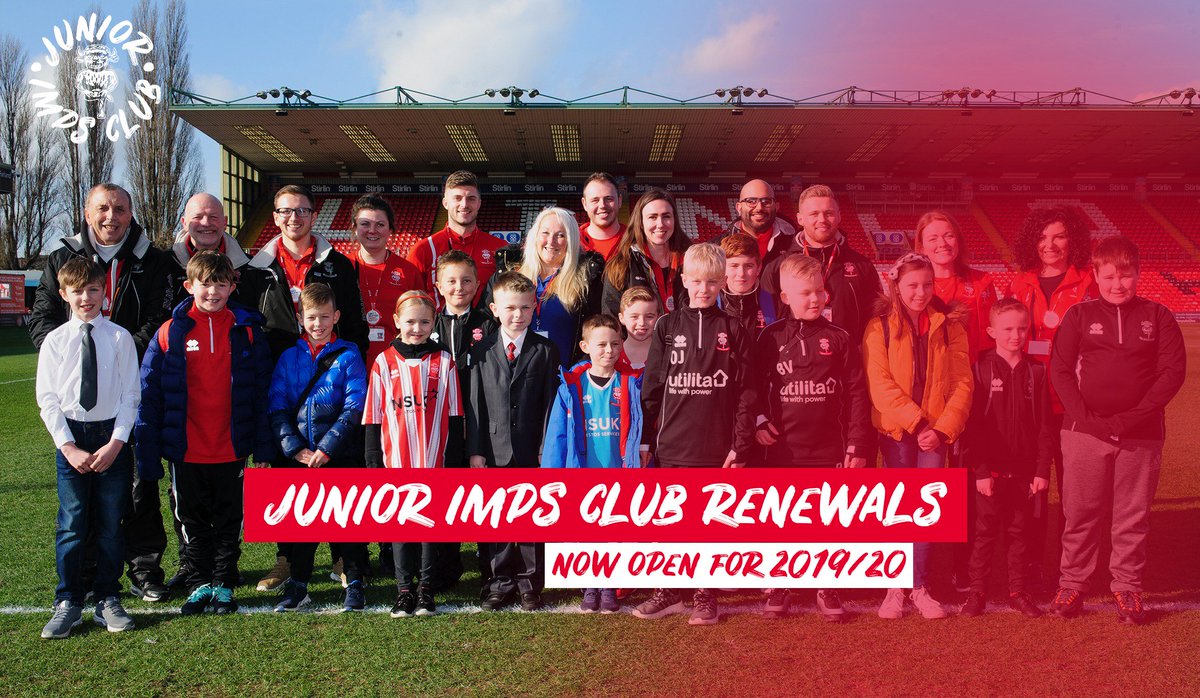 LCityFoundation's tweet photo. With over 500 already signed up for the 2019/20 Junior Imps Club Membership, have you renewed your membership yet? 👏

To renew at the 2018/19 price or redeem your membership FREE as part of your junior season ticket 👉 https://t.co/Y5xeww2K2Y

#ImpsAsOne https://t.co/s1WOVrXW55