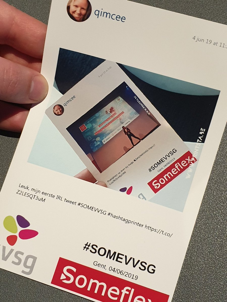 qimcee's tweet photo. Een foto op Twitter van een foto van mijn IRL tweet #inception #SOMEVVSG #hashtagprinter https://t.co/UOp4XXx7Qq