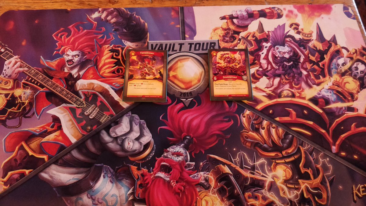 So close to having all the cards from this mat it one deck. #Keyforge