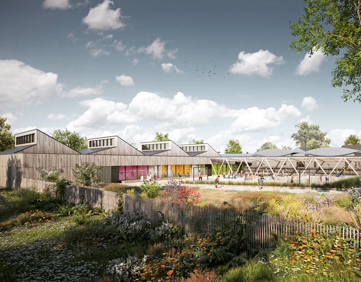 altaarchitectes's tweet photo. EPRON #lauréat #winningproject #firstprize #workinprogress #ecole #groupescolaire #school #architecture #concours #competition #architecturecompetition #rendering #architecturerendering #architecturelovers #archdaily #bois #wood @altaarchitectes #teamarchi #spectrum https://t.co/7w6Q8J3xDh