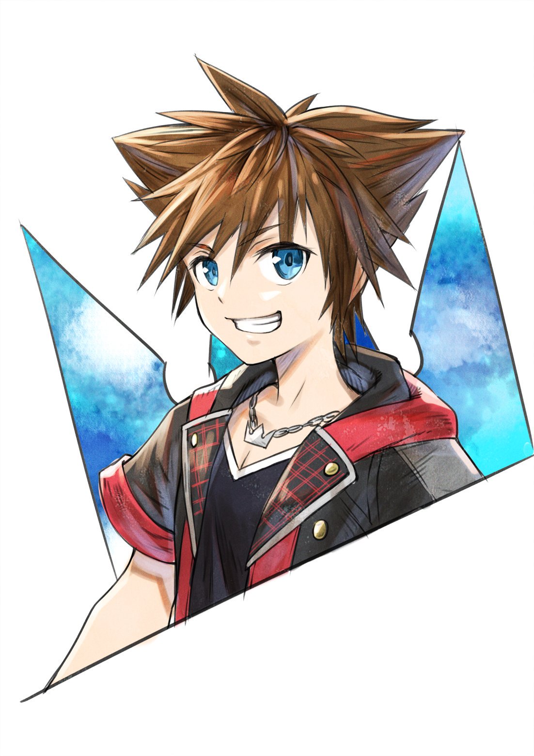 Syow キングダムハーツ３のソラ描けた イラスト Kh3 ソラ T Co Ljgvdfl9hr Twitter